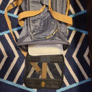 Sherpa Original Deluxe Charcoal and Camel Pet Carrier, Large